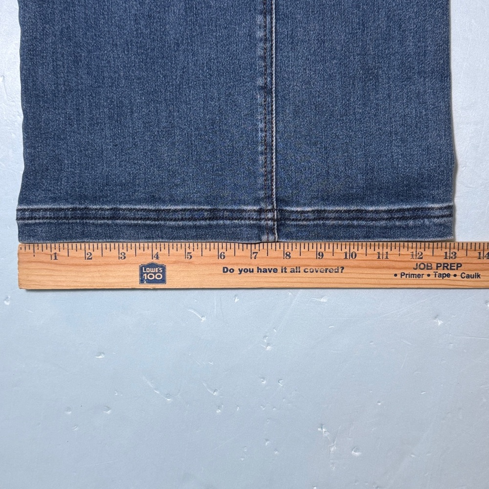 RISEN Wide Leg Jeans Sz XL 15 / 32 PW21536 High Rise Flare Pintuck Front NEW - Picture 10 of 16